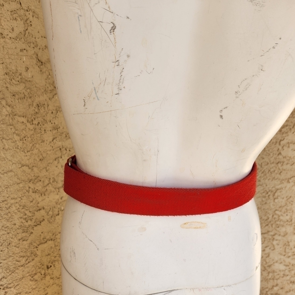 Beautiful Burberry fabric and brown leather belt, - Picture 6 of 12